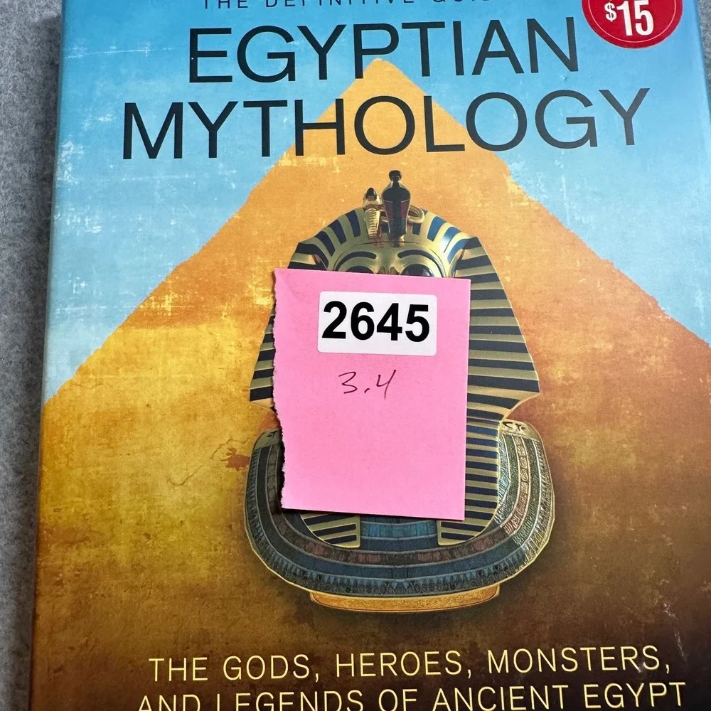 Egyptian Mythology Definitive Guide Ariel Slick 2022 Illustrated Hardcover MRI